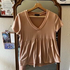 Peach Cotton Top